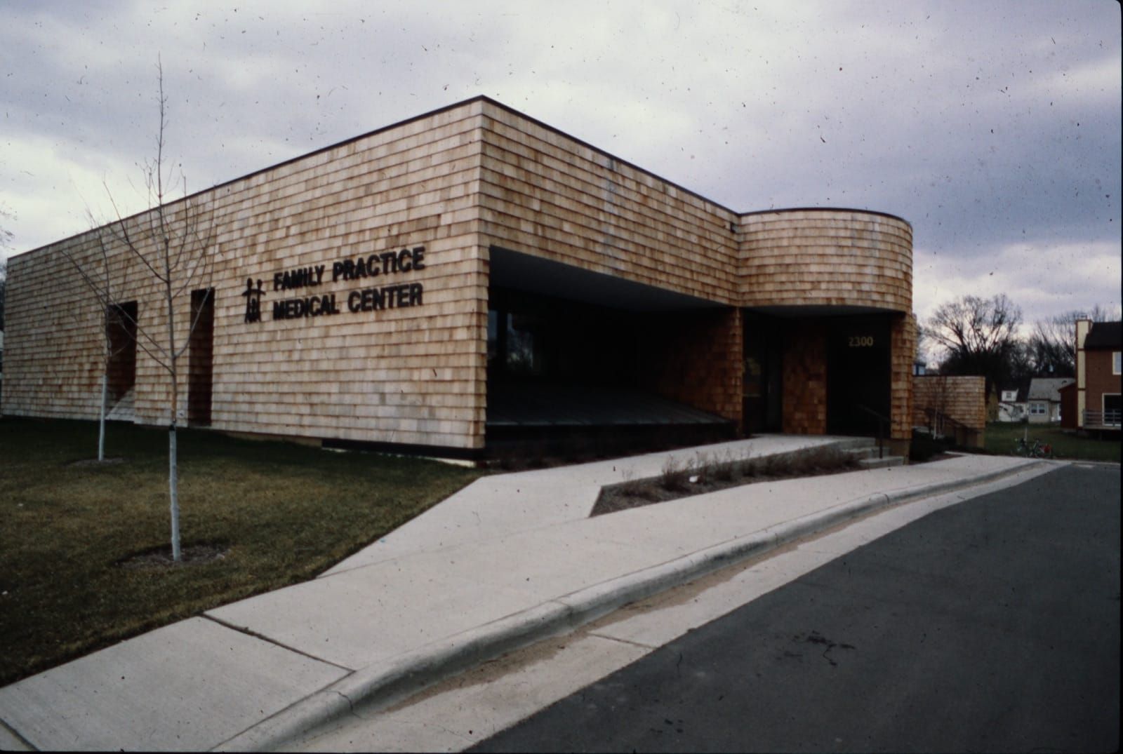 The original Family Practice Medical Center building shortly after the program's 1973 founding