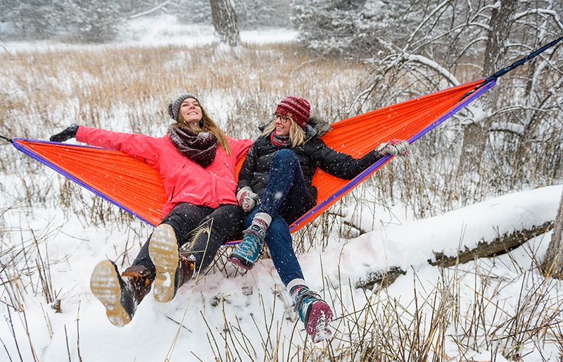 Relaxing outdoors near Pierre